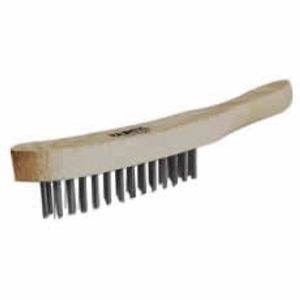 Wire Brush with Hardwood Handle