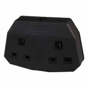 2 Gang Trailing Socket Outlet - 13A