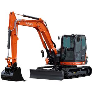 Kubota KX080-5 Mini Excavator Parts