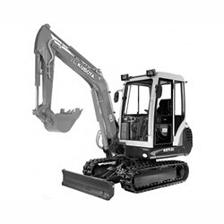 Kubota KX61 Mini Excavator Parts