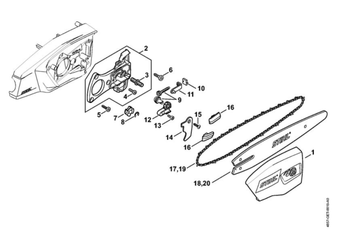Chain Sprocket Cover for Stihl