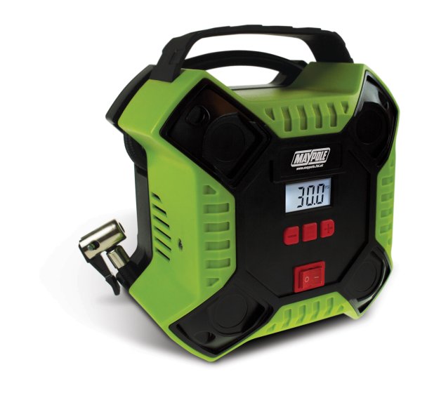 12V Digital Tyre Inflator With LED Light, Auto Stop, 150 PSI