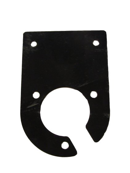 Towstep Socket Mounting Plate, Black Finish
