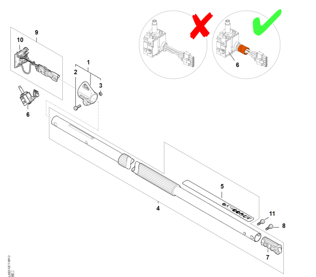Drive Tube for Stihl HTA 66