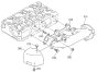 Exhaust Manifold Assembly for Kubota DF752-E2 Engine
