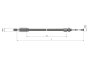 1130mm Quick Connect Longlife Bowden Cable fits AL-KO Brakes (Pack of 50)