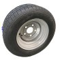 Wheel & Tyre 10in 195/55R10C, 5-Stud 112mm PCD, Silver (MP42216)