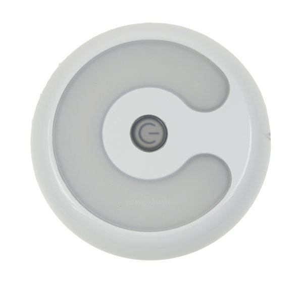 Round Interior LED Lamp 10-30V 7W Warm White With Switch & 2m Cable