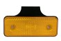 LED Amber Side Marker Lamp 12/24V Slimline With Bracket & Reflector