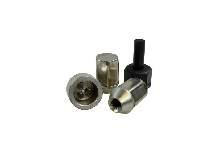Locking Wheel Nuts 3/8in UNF (24 TPI) For Trailers and Caravans