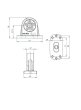 WAS LED White/Red Outline Marker Lamp 10-30V IP66