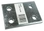Towball Drop Plate 2in (52mm) 4-Hole for Flange Towbar, Zinc Plated