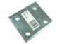 Towball Drop Plate 3" (77mm) 4-Hole Zinc Plated