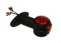 LED Outline Marker Lamp, Right Hand 90°, Red/White/Amber, 10-30V