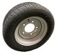 12in 195/60R12C 5-Stud 6.5in PCD Silver Trailer Wheel & Tyre