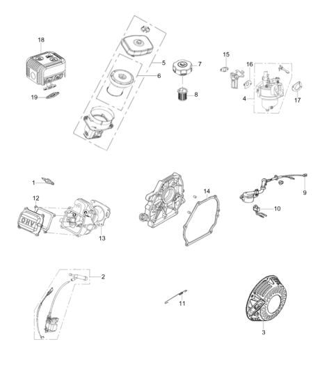 Engine Assembly for Wacker MP20