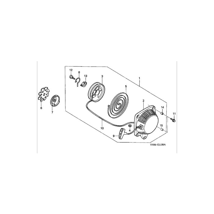Recoil Starter for Honda HHT31S Brushcutter L&S Engineers