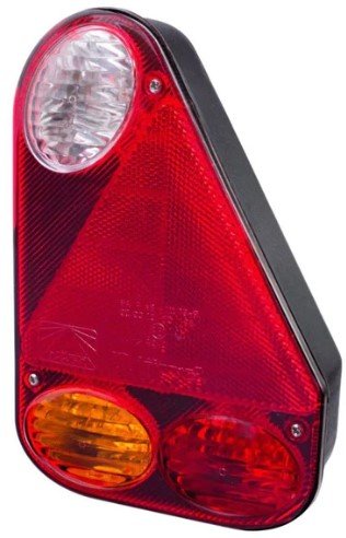 Aspock Earpoint III Trailer Rear Lamp RH 12V Bulb With Reverse