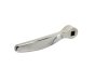 Interior Release Handle, Chrome, 124.5 mm, 8 mm Square, Lock Nut