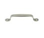 Pressed Mild Steel Pull Handle, 158mm, Self Colour, Ø5mm CSK Fixing