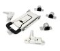 Door Gear Kit, 22 mm Bar, Stainless Steel, Plant-On Push Handle
