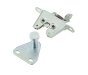 Anti-Burst Single Rotor Latch, Top Flange, Right Hand, Zinc Plated
