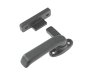 Window Lever Handle, Right Hand, Black Textured Polypropylene