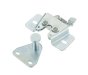 Single Rotor Anti-Burst Latch, Side Flange, Left Hand, Zinc Plated Steel