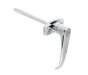 Locking Lever Handle, 122mm, Chrome Plated, 38mm Centres, Mixed Keys