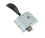 Right Hand Slam Lock with Handle, Zinc Plated Steel, 87.5 x 70mm