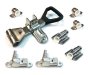 Door Gear Kit, 27mm Bar, Stainless Steel, Bushed D-Grip, Bolt-On