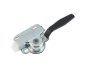 Slam Lock With Handle, Left Hand, Zinc Plated, 92 x 86.5mm