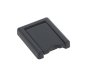 Spring-Loaded Hinged Escutcheon, 16mm, Black Polyamide