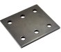 DAF LF Body Mounting Plate, 150 x 135 x 8 mm, 6 x 13.5 mm, Black