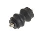 Male Door Retainer, 12.5mm Pin, Black, Stainless Steel/Rubber