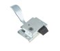 Slam Lock with Handle, Left Hand, Zinc Plated, 88 x 52mm