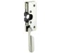 Two Rotor Door Latch, Left Hand, Vertical Lever, Zinc Plated Steel, 115mm