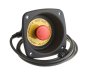 Recessed Emergency Stop Switch Assembly, 125 x 125mm, 1.7m Lead