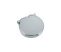 Chrome Plated Escutcheon, 12mm Access Hole, Hinged Spring Lid