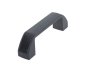 Plastic Pull Handle, Black Polypropylene, 138 mm, Ø8.5 mm Counterbore