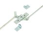 3-Point Rod Lock, Right Hand, 2310 mm, Zinc Plated Steel, Type B