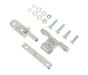 Tailboard Hinge Assembly, Bolt-On, Zinc Plated Mild Steel, 100mm