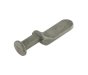 Flat Tailboard Lug 20mm Ø x 38mm Shaft, Weld-On, Self Colour