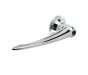 Interior Release Handle 119mm, 9.5mm Square, Chrome Plated Zinc Alloy