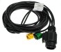 AJBA Trailer Main Harness, 6m, 13 Pin Plug, 2x5 Pin, RH Fog/LH Reverse