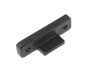 Window Lever Handle Retainer, Textured Black Polypropylene, 90 x 25 x 28mm