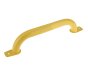 Steel Grab Handle - Yellow, 340 mm Centres, 35 mm Rail (RAL 1023)