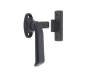Window Lever Handle, Left Hand, Polypropylene, Black, 140 mm