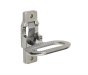 Folding Access Step, 304 Stainless, Polished, 200kg, 138 x 120 x 113mm