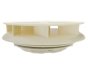 Rotary Roof Ventilator, Low Profile, White, 319 x 319 x 68 mm ABS